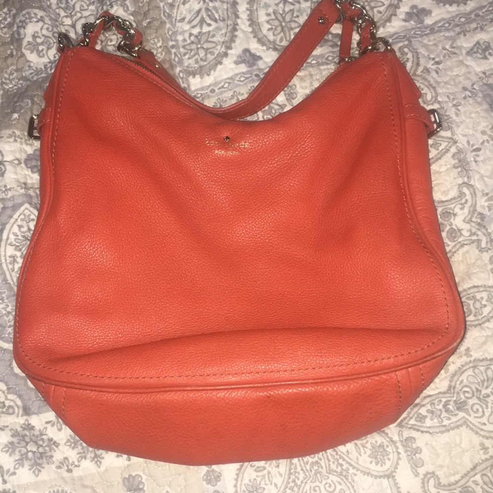 Kate Spade Leather Burnt Orange Purse